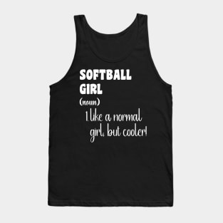 Softball Girl Tank Top